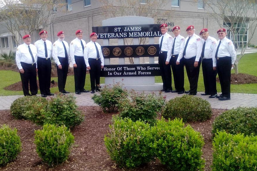 honor guard at St. James Memorial 1