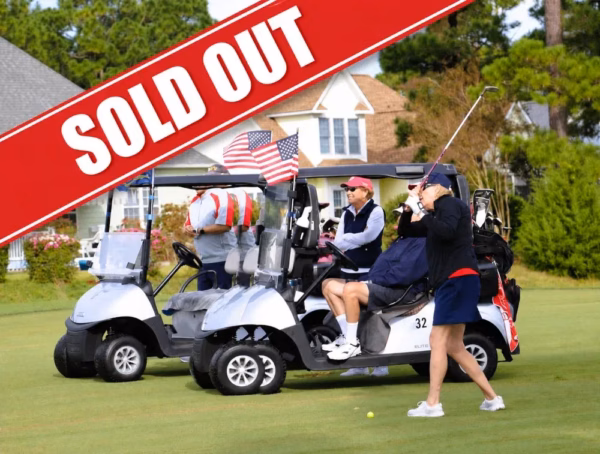 Golfers at Tournament